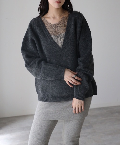 model：164cm. 着用サイズ：FREE