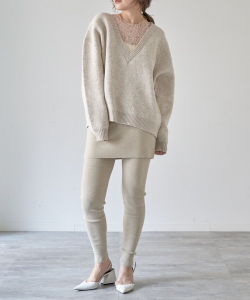 model：163cm. 着用サイズ：FREE