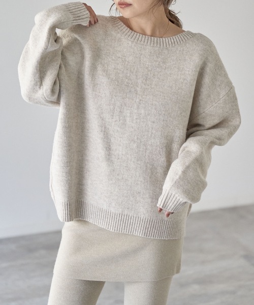 model：163cm. 着用サイズ：FREE