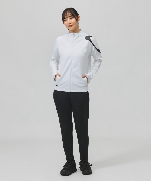 OAKLEY(オークリー)の「オークリー OAKLEY RADIANT 3RDG SYNCHRONISM JACKET 12.0(ジャージ・レディース・ホワイト/ブラック/ベージュ・L/M)」の6枚目の写真