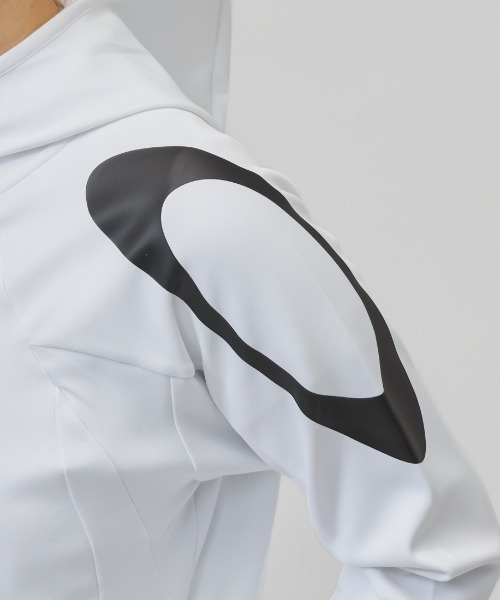 OAKLEY(オークリー)の「オークリー OAKLEY RADIANT 3RDG SYNCHRONISM JACKET 12.0(ジャージ・レディース・ホワイト/ブラック/ベージュ・L/M)」の9枚目の写真