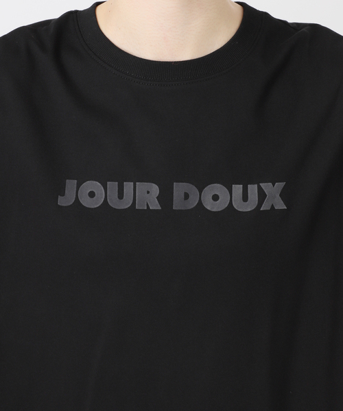 B.C STOCK(ベーセーストック)の「手洗い可 / フロッキープリントロゴロンTEE(Tシャツ/カットソー・レディース・ブラック/ホワイト・FREE)」の12枚目の写真