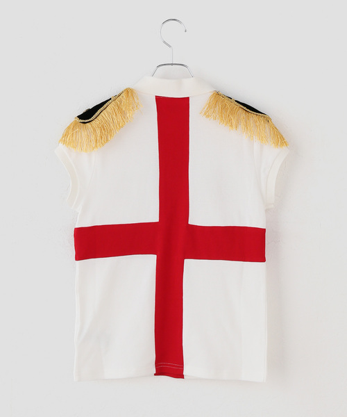Oriens JOURNAL STANDARD(オリエンス ジャーナルスタンダード)の「【Praying/プレイング】Epulet Women's Top White(ポロシャツ・レディース・ホワイト・SMALL)」の6枚目の写真