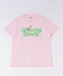 GANNI（ガニー）の「Basic Cotton Jersey Growing sl A1050191（Tシャツ/カットソー）」