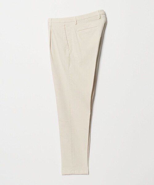 BRIGLIA 1949(ブリリア)の「<BRIGLIA 1949>TIBERIO/ツイル 1プリーツ パンツ(チノパンツ・メンズ・オフホワイト/モカ・46/48/50)」の2枚目の写真