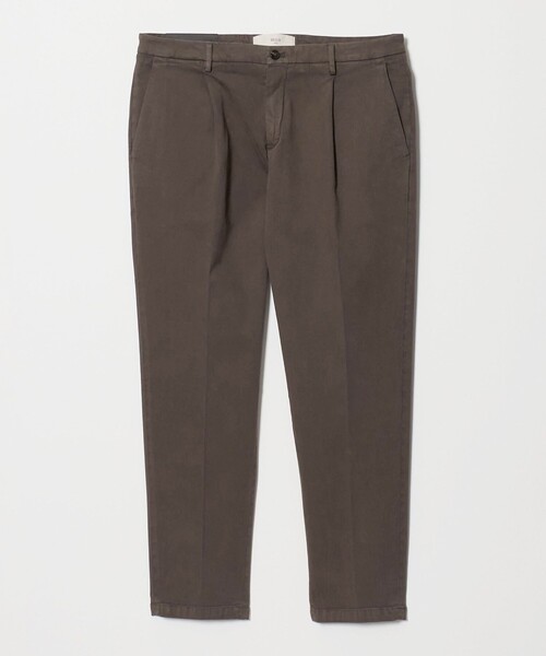 BRIGLIA 1949(ブリリア)の「<BRIGLIA 1949>TIBERIO/ツイル 1プリーツ パンツ(チノパンツ・メンズ・オフホワイト/モカ・46/48/50)」の3枚目の写真