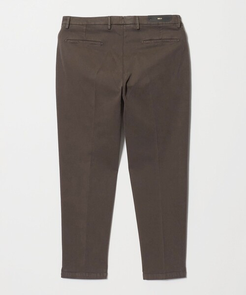 BRIGLIA 1949(ブリリア)の「<BRIGLIA 1949>TIBERIO/ツイル 1プリーツ パンツ(チノパンツ・メンズ・オフホワイト/モカ・46/48/50)」の4枚目の写真