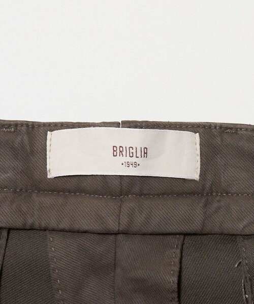 BRIGLIA 1949(ブリリア)の「<BRIGLIA 1949>TIBERIO/ツイル 1プリーツ パンツ(チノパンツ・メンズ・オフホワイト/モカ・46/48/50)」の15枚目の写真