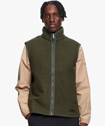 AIGLE（エーグル）の「ワンポイント刺繍ロゴ ウールブレンド ベスト T-KIT（その他アウター）」