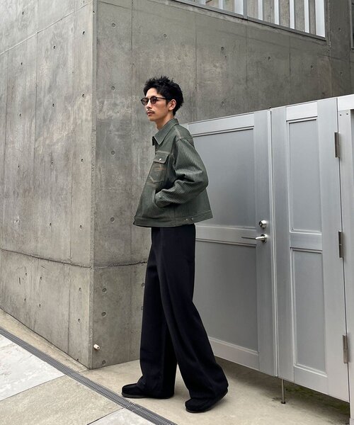 CIAOPANIC(チャオパニック)の「無差別ウールライクスラックス(その他パンツ・メンズ・ブラウン/ブラック・FREE)」の12枚目の写真