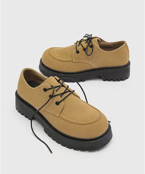 CALIFORNIA OUTFITTERS(カリフォルニア アウトフィッターズ)の「9B45-SZ スエードタッチ Uチップ ボリュームソール レースアップシューズ(その他シューズ・メンズ・ブラック/ベージュ/ブラウン・44/42/40)」の21枚目の写真