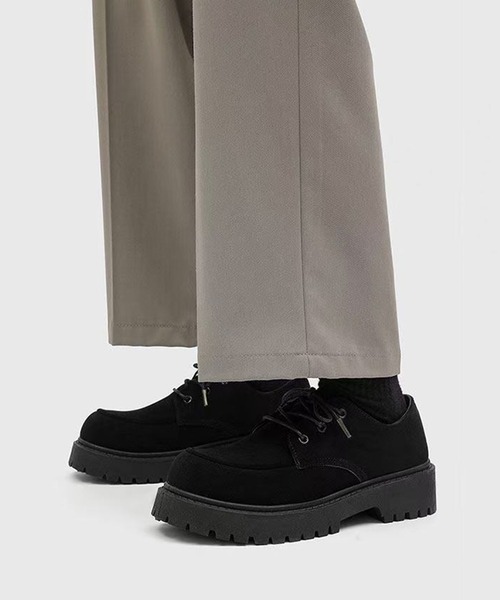 CALIFORNIA OUTFITTERS(カリフォルニア アウトフィッターズ)の「9B45-SZ スエードタッチ Uチップ ボリュームソール レースアップシューズ(その他シューズ・メンズ・ブラック/ベージュ/ブラウン・44/42/40)」の11枚目の写真
