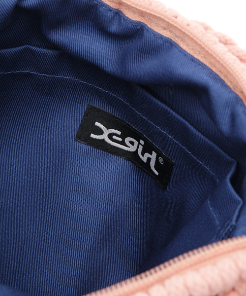 X-girl(エックスガール)の「【mini掲載】MACRAME SHOULDER BAG /ショルダーバッグ/ななめがけ/編みバッグ/ボヘミアン/トレンド(ショルダーバッグ・レディース・ホワイト/ピンク・ONE SIZE)」の8枚目の写真