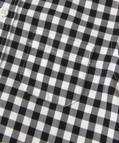URBAN RESEARCH DOORS(アーバンリサーチドアーズ)の「FORK&SPOON Gingham Basic SH(シャツ/ブラウス・キッズ・ブラック/グレー・105/90/120)」の4枚目の写真