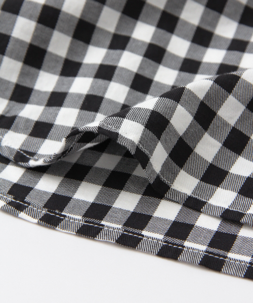 URBAN RESEARCH DOORS(アーバンリサーチドアーズ)の「FORK&SPOON Gingham Basic SH(シャツ/ブラウス・キッズ・ブラック/グレー・105/90/120)」の8枚目の写真