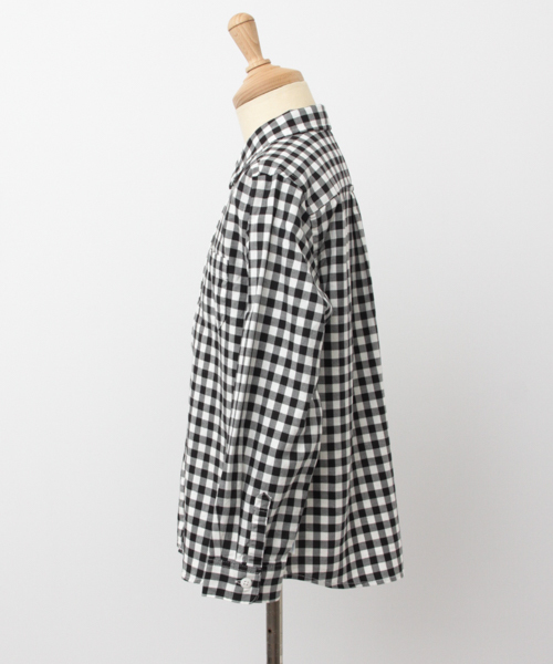 URBAN RESEARCH DOORS(アーバンリサーチドアーズ)の「FORK&SPOON Gingham Basic SH(シャツ/ブラウス・キッズ・ブラック/グレー・105/90/120)」の11枚目の写真
