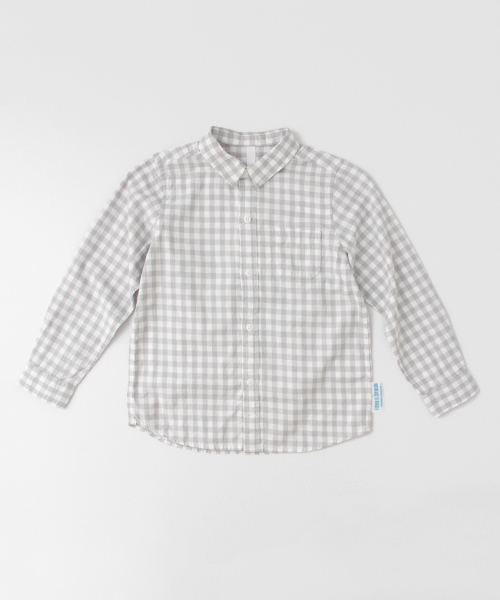 URBAN RESEARCH DOORS(アーバンリサーチドアーズ)の「FORK&SPOON Gingham Basic SH(シャツ/ブラウス・キッズ・ブラック/グレー・105/90/120)」の13枚目の写真