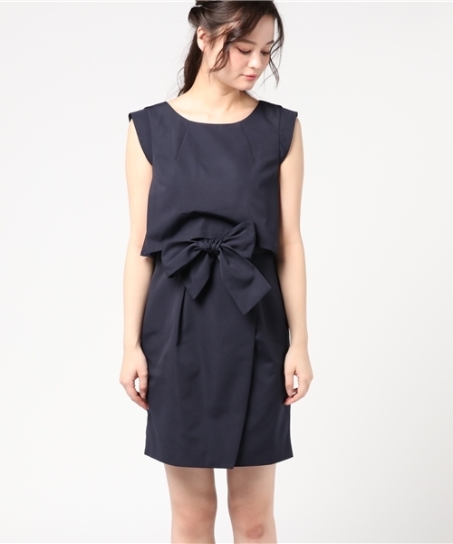 JILL by JILL STUART（ジルバイジルスチュアート）の「PLEATED COCOON DRESS（ワンピース・レディース・ブルー/ネイビー/ピンク・MEDIUM/SMALL）」の10枚目の写真