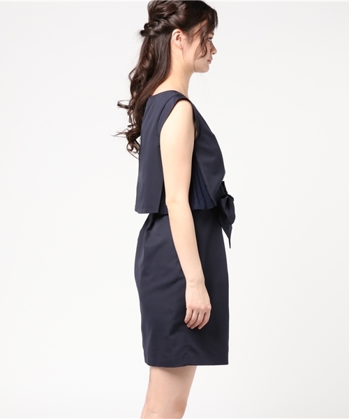 JILL by JILL STUART（ジルバイジルスチュアート）の「PLEATED COCOON DRESS（ワンピース・レディース・ブルー/ネイビー/ピンク・MEDIUM/SMALL）」の11枚目の写真