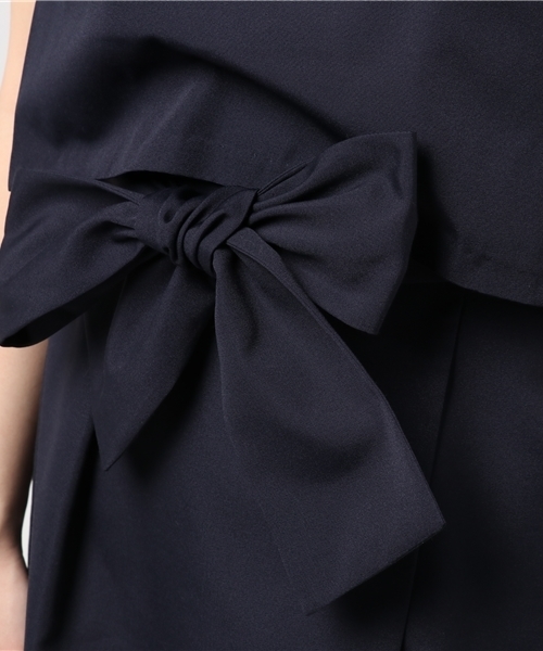 JILL by JILL STUART（ジルバイジルスチュアート）の「PLEATED COCOON DRESS（ワンピース・レディース・ブルー/ネイビー/ピンク・MEDIUM/SMALL）」の8枚目の写真