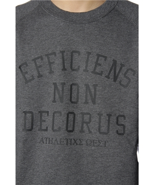 NIKE（ナイキ）の「NIKE エフィシエンスクルー（スウェット・メンズ・ブラック/ダークグレー/パープル・SMALL/MEDIUM/LARGE）」の6枚目の写真