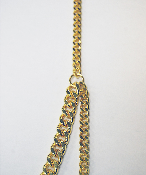 Request（リクエスト）の「【REQUEST】 チェーン ロングネックレス（ネックレス・メンズ・シルバー/ゴールド/ガンメタ・ONE SIZE）」の5枚目の写真