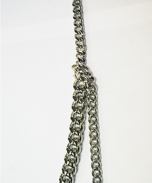 Request（リクエスト）の「【REQUEST】 チェーン ロングネックレス（ネックレス・メンズ・シルバー/ゴールド/ガンメタ・ONE SIZE）」の8枚目の写真
