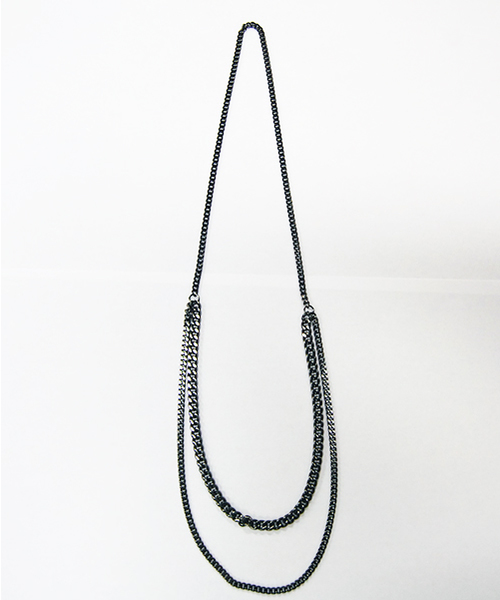 Request（リクエスト）の「【REQUEST】 チェーン ロングネックレス（ネックレス・メンズ・シルバー/ゴールド/ガンメタ・ONE SIZE）」の6枚目の写真