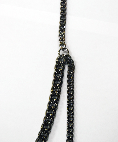 Request（リクエスト）の「【REQUEST】 チェーン ロングネックレス（ネックレス・メンズ・シルバー/ゴールド/ガンメタ・ONE SIZE）」の7枚目の写真