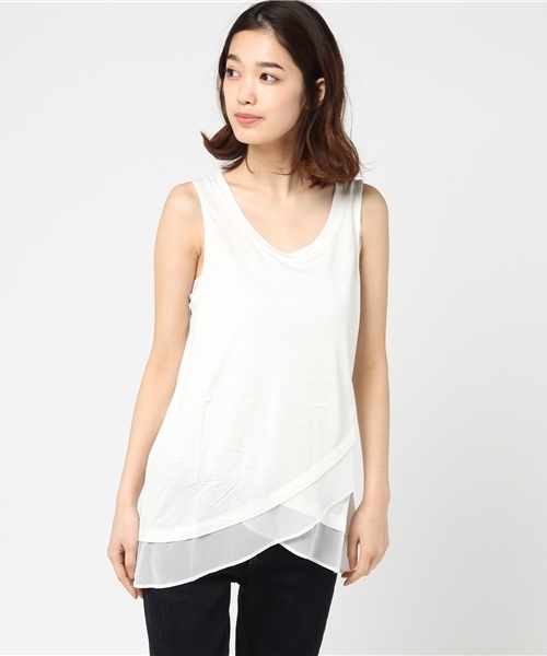 Desigual(デシグアル)の「「Desigual/デシグアル」Tシャツ(Tシャツ/カットソー・レディース・ホワイト系その他/オレンジ系その他/ブラック/グリーン系その他・X-SMALL/LARGE/SMALL/MEDIUM/X-LARGE/XX-LARGE)」の5枚目の写真