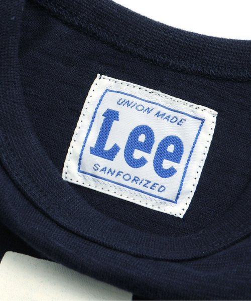 apres les cours（アプレレクール）の「LEE袖ポケットTシャツ（Tシャツ/カットソー・キッズ・ネイビー/オフホワイト・80/90/100/110/130/140/120）」の9枚目の写真