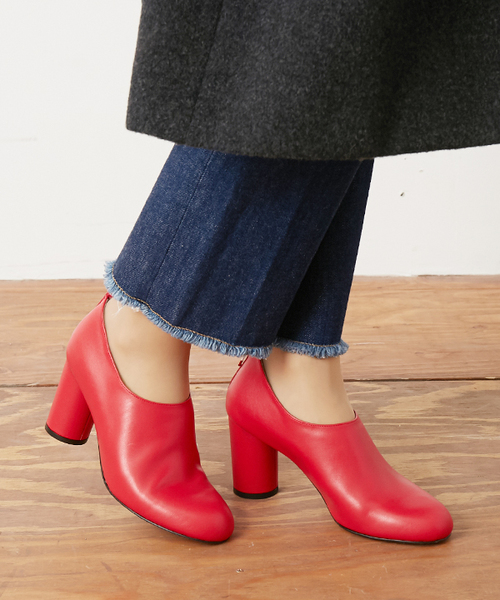 JANESMITH（ジェーンスミス）の「JANE SMITH ジェーンスミス / CIRCLE HEEL PUMPUS サークルヒールパンプスブーツ / SHO-#251L（ブーツ・レディース・シルバー/ブラウン/レッド・38/37/35.5/36/37.5/36.5）」の3枚目の写真