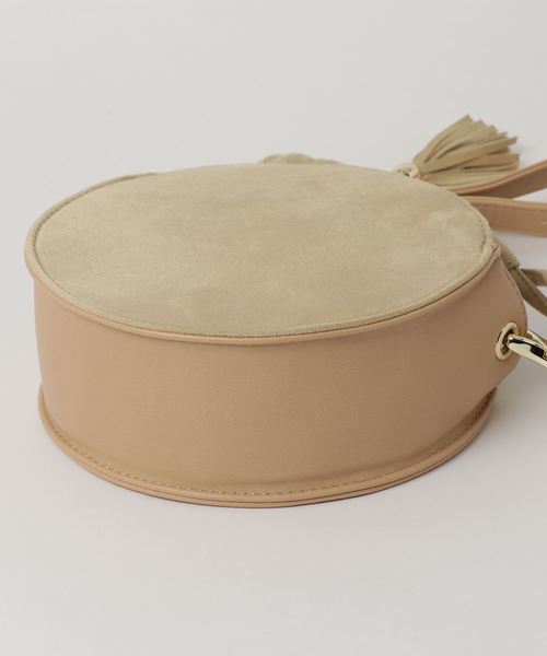 MURUA（ムルーア）の「ラウンド2Way BAG（ハンドバッグ・レディース・ブラック/ピンク/アイボリー・FREE）」の5枚目の写真