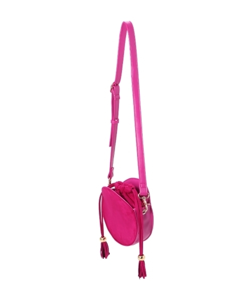 MURUA（ムルーア）の「ラウンド2Way BAG（ハンドバッグ・レディース・ブラック/ピンク/アイボリー・FREE）」の8枚目の写真