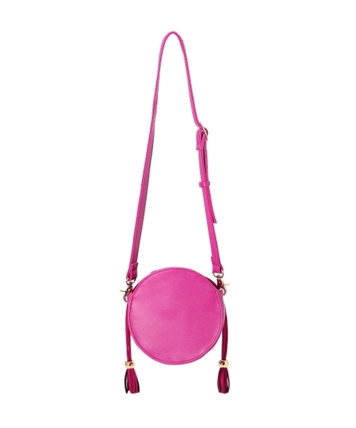 MURUA（ムルーア）の「ラウンド2Way BAG（ハンドバッグ・レディース・ブラック/ピンク/アイボリー・FREE）」の9枚目の写真