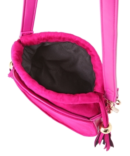 MURUA（ムルーア）の「ラウンド2Way BAG（ハンドバッグ・レディース・ブラック/ピンク/アイボリー・FREE）」の14枚目の写真