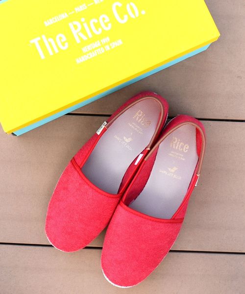 SHIPS JET BLUE（シップスジェットブルー）の「The Rice co×SHIPS JET BLUE: 別注 ショートパイルスリッポン（スリッポン・メンズ・グリーン/ネイビー/ブラウン/レッド・40/41/42/43）」の4枚目の写真