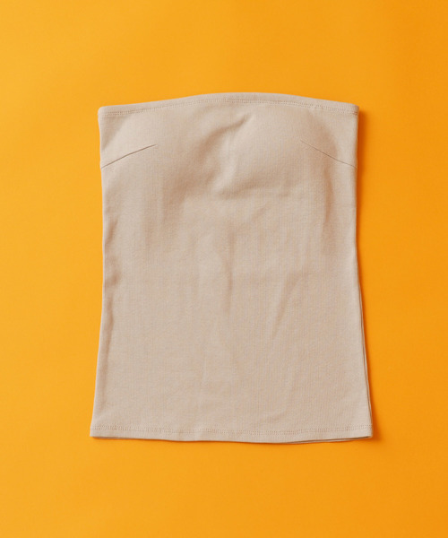 Omekashi（オメカシ）の「パット付きベア（チューブトップ・レディース・ブラック/ベージュ/グレー/オフホワイト・FREE）」の3枚目の写真