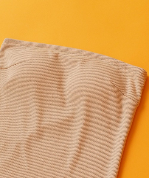 Omekashi（オメカシ）の「パット付きベア（チューブトップ・レディース・ブラック/ベージュ/グレー/オフホワイト・FREE）」の7枚目の写真