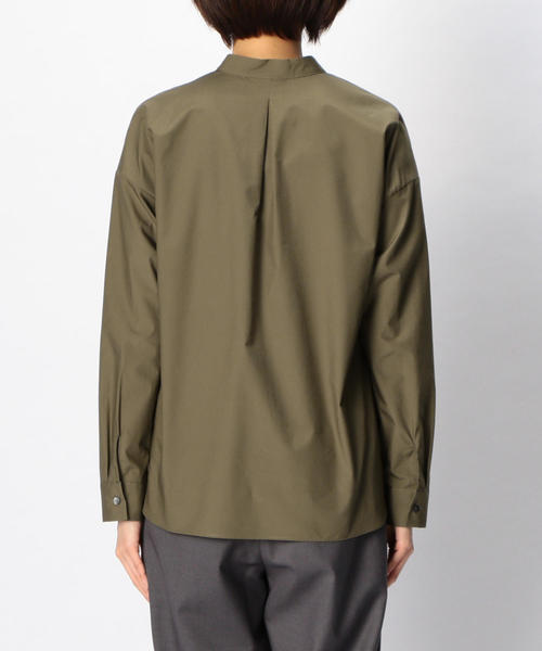 NARACAMICIE（ナラカミーチェ）の「フロントギャザーヘム長袖ブラウス（シャツ/ブラウス・レディース・ホワイト/カーキ/ブルー・MEDIUM）」の20枚目の写真