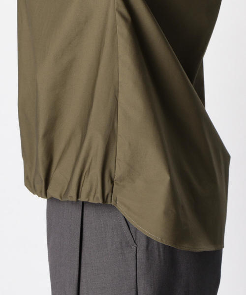 NARACAMICIE（ナラカミーチェ）の「フロントギャザーヘム長袖ブラウス（シャツ/ブラウス・レディース・ホワイト/カーキ/ブルー・MEDIUM）」の13枚目の写真