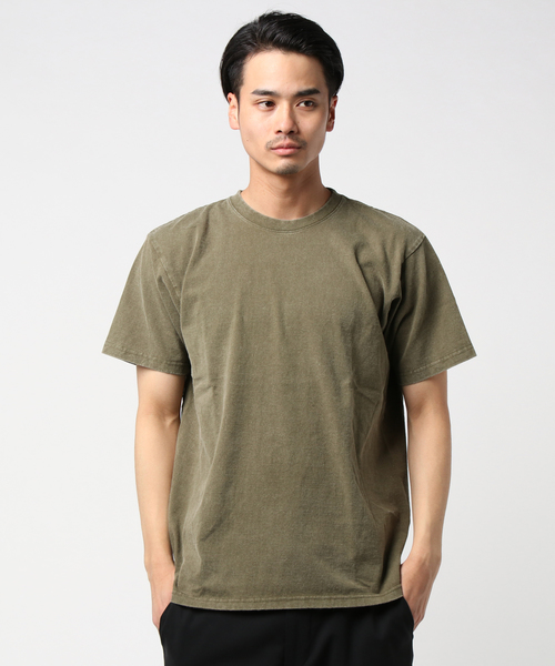 HOUSTON(ヒューストン)の「【HOUSTON】ヴィンテージ Tシャツ(Tシャツ/カットソー・メンズ・ブラック/オリーブ/ネイビー/ホワイト/グリーン/ターコイズブルー/イエロー/レッド/オレンジ・MEDIUM/LARGE/X-LARGE)」の4枚目の写真