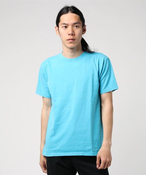 HOUSTON(ヒューストン)の「【HOUSTON】ヴィンテージ Tシャツ(Tシャツ/カットソー・メンズ・ブラック/オリーブ/ネイビー/ホワイト/グリーン/ターコイズブルー/イエロー/レッド/オレンジ・MEDIUM/LARGE/X-LARGE)」の1枚目の写真