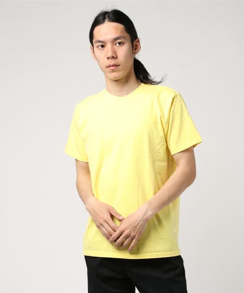 HOUSTON(ヒューストン)の「【HOUSTON】ヴィンテージ Tシャツ(Tシャツ/カットソー・メンズ・ブラック/オリーブ/ネイビー/ホワイト/グリーン/ターコイズブルー/イエロー/レッド/オレンジ・MEDIUM/LARGE/X-LARGE)」の7枚目の写真