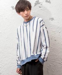 MinoriTY | ビッグシルエットクルーネック長袖スウェット トレーナー ルーズ(スウェット)