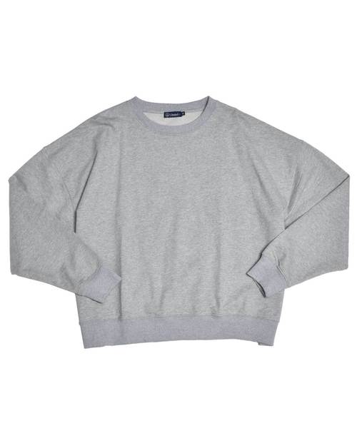 MinoriTY（マイノリティ）の「ビッグシルエットクルーネック長袖スウェット トレーナー ルーズ（スウェット・メンズ・ホワイト/ブラック/ベージュ/杢グレー/ブルーグレー/カーキ/ピンク/ブルー系その他/ホワイト×ブラック/ホワイト×ブルー/ホワイト×グレー・L/M）」の15枚目の写真