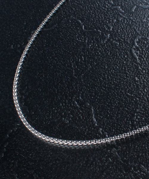 EMMA CLOTHES（エマクローズ）の「シングルチェーンネックレス Silver/Black 2019（ネックレス・メンズ・ブラック/シルバー/ブラック系その他/シルバー系その他・FREE）」の10枚目の写真