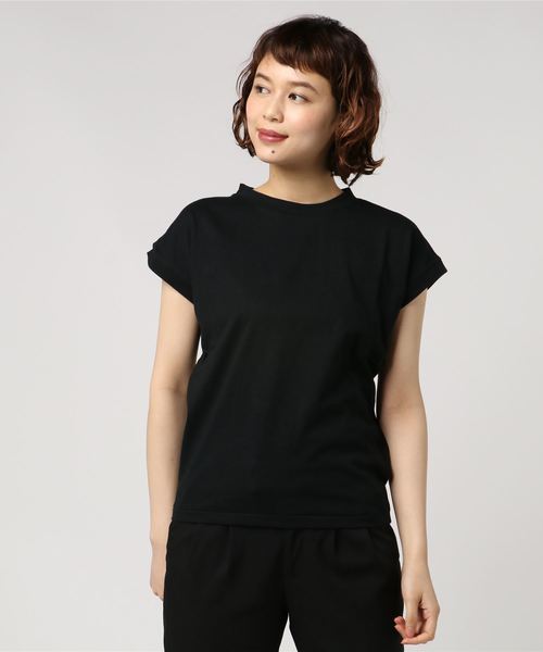 JOURNAL STANDARD(ジャーナルスタンダード)の「CHAMPテンジクフレンチスリーブT(Tシャツ/カットソー・レディース・ホワイト/ブラック/グレー/レモンイエロー・FREE)」の8枚目の写真