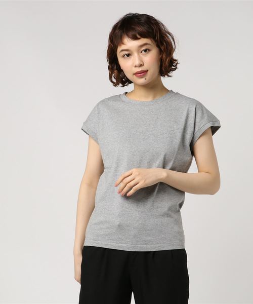 JOURNAL STANDARD(ジャーナルスタンダード)の「CHAMPテンジクフレンチスリーブT(Tシャツ/カットソー・レディース・ホワイト/ブラック/グレー/レモンイエロー・FREE)」の9枚目の写真