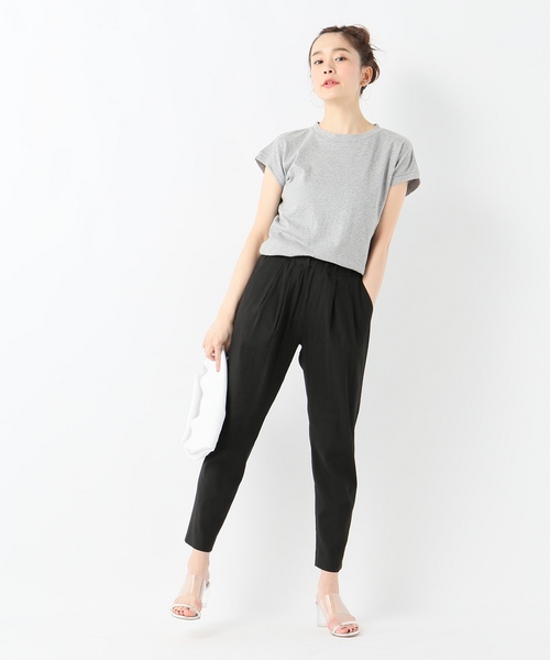 JOURNAL STANDARD(ジャーナルスタンダード)の「CHAMPテンジクフレンチスリーブT(Tシャツ/カットソー・レディース・ホワイト/ブラック/グレー/レモンイエロー・FREE)」の12枚目の写真